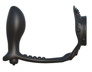 Penis &amp; testicle ring with anal plug "Rock Hard Ass-Gasm"