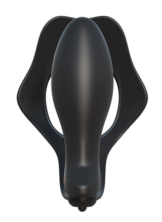 Penis &amp; testicle ring with anal plug "Rock Hard Ass-Gasm"