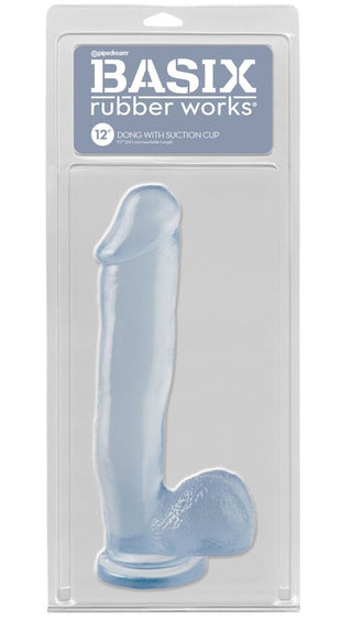 Naturdildo 12" Dong mit Saugnapf