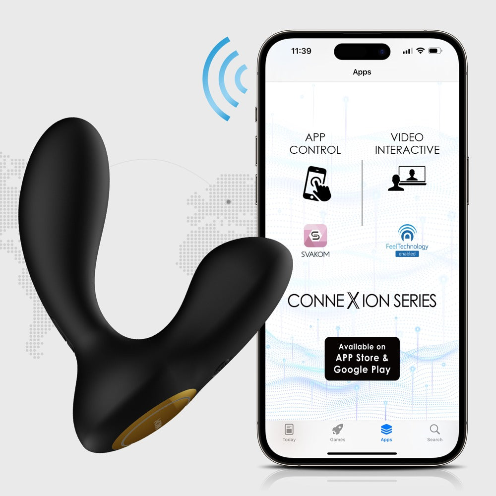 SVAKOM Vick Neo Anal Vibrator Mit App-Steuerung Schwarz – Spring of Love