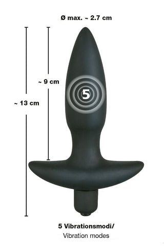 Black Velvets Vibrating Plug