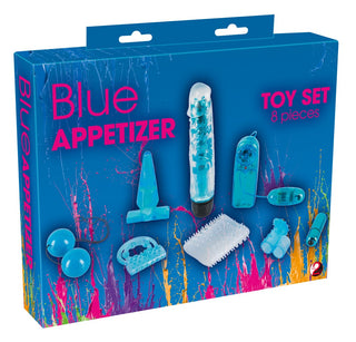 8-piece toy set "Blue Appetizer"