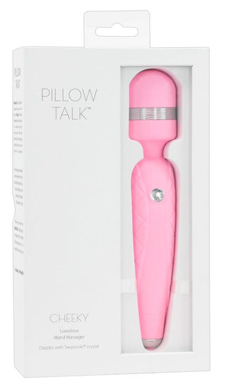 Pillow Talk Cheeky Vibrator Rosa Wiederaufladbar mit Swarovski-Stein