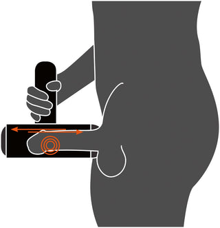 Masturbator mit Griff, Vibration & Handjob-Simulation – Wasserdicht   SV