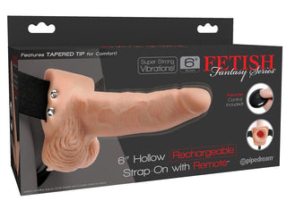 Strap-on dildo "Remote Control" 17.8cm