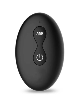 IY - Milton - Analplug mit doppelter Pulsfunktion und Fernbedienung - Schwarz