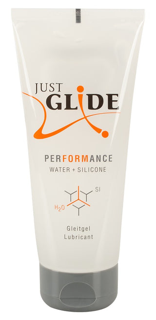 Just Glide Performance Gleitgel auf Wasserbasis mit Silikon