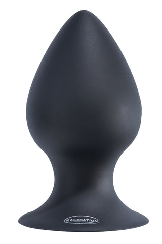 MALESATION Silicone Butt Plug S Schwarz