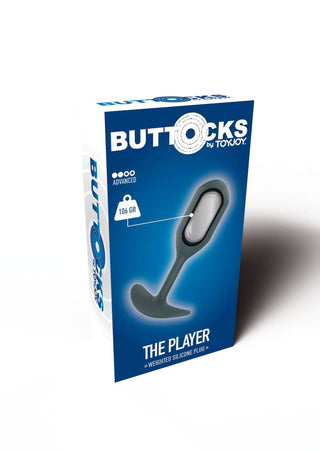 Analplug mit Gewicht - ToyJoy Buttocks The Champ Weighted Plug – Für fortgeschrittene Genießer intensiver Analstimulation