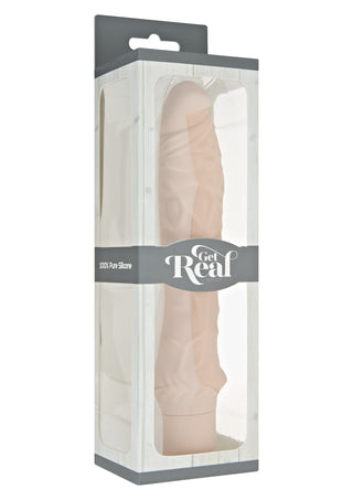 TOYJOY Get Real Klassischer Großer Silikon-Vibrator mit Mehrgeschwindigkeiten