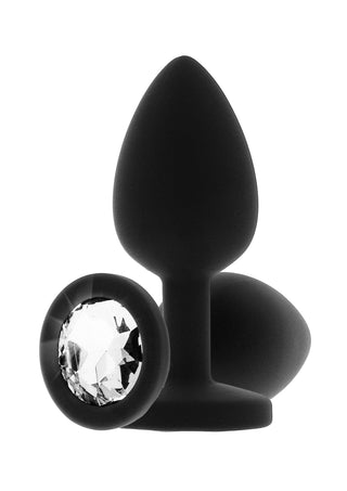 TOYJOY Anal Play Diamond Booty Jewel Butt Plug Small Schwarz