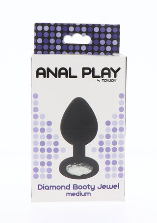 ToyJoy Diamond Booty Jewel Medium Anal-Plug Mit Schmuckstein