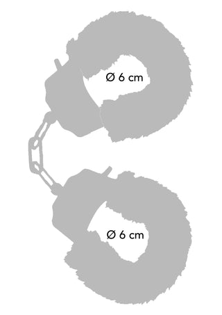 ToyJoy Furry Fun Cuffs Fessel-Accessoire