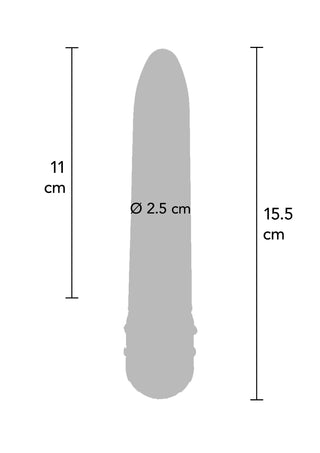 GS Design HK Ltd Diamond Superbe Klassischer Vibrator mit Strassbesatz