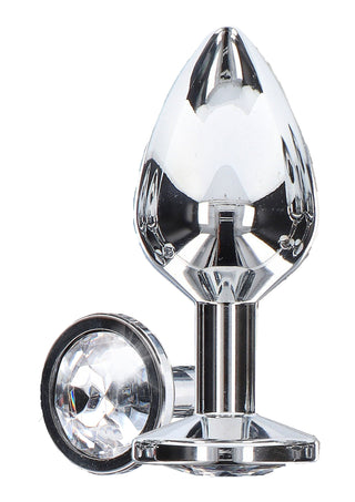 Starlight Booty Jewel Medium Butt Plug Mit Edelsteinakzent Silber