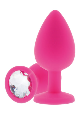 TOYJOY Diamond Booty Jewel Medium Analplug mit Kunststeinbesatz