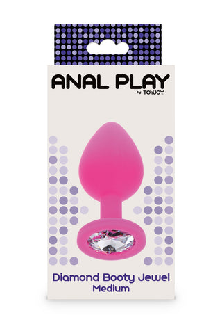 TOYJOY Diamond Booty Jewel Medium Analplug mit Kunststeinbesatz