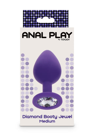 TOYJOY Diamond Booty Jewel Medium Analplug mit Kunststeinbesatz