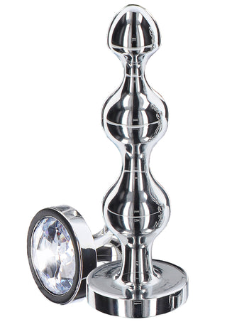 ToyJoy Diamond Star Beads Anal Plug mit Silberjuwel