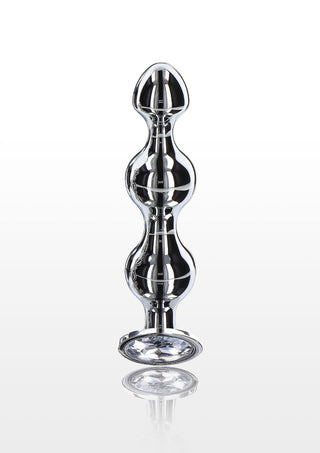 ToyJoy Diamond Star Beads Anal Plug mit Silberjuwel