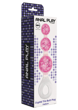 Toyjoy Crystal Trio Butt Plug Medium