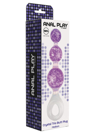 Toyjoy Crystal Trio Butt Plug Medium
