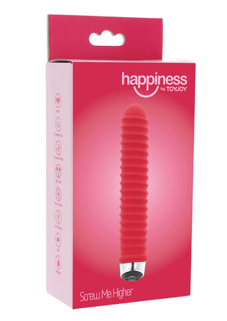 ToyJoy Happiness Screw Me Higher Vibrator Rot