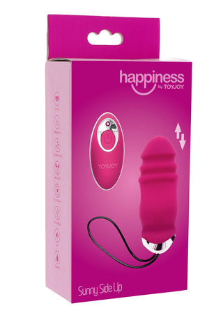 Sunny Side Up And Down Vibrator-Ei in Fuchsia von Lexuan Toys