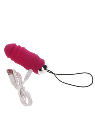 Sunny Side Up And Down Vibrator-Ei in Fuchsia von Lexuan Toys