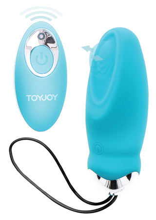 I'm So Eggcited Vibrator-Ei in Blau von Lexuan Toys