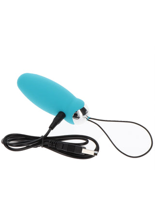 I'm So Eggcited Vibrator-Ei in Blau von Lexuan Toys