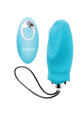 I'm So Eggcited Vibrator-Ei in Blau von Lexuan Toys