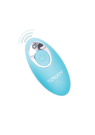 I'm So Eggcited Vibrator-Ei in Blau von Lexuan Toys