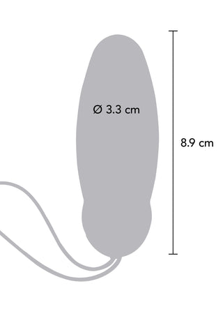 I'm So Eggcited Vibrator-Ei in Blau von Lexuan Toys