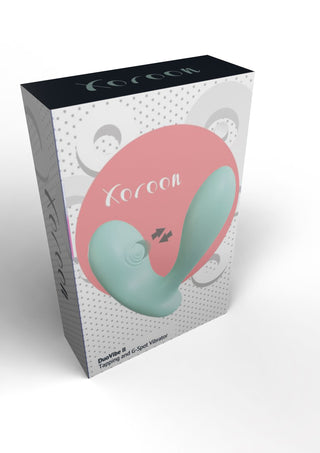 Xocoon DuoVibe II Klopfvibrator mit G-Punkt Stimulation Mint
