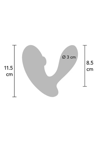 Xocoon DuoVibe II Klopfvibrator mit G-Punkt Stimulation Mint