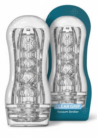 ToyJoy Hero Clear Grip Vakuum-Stroker Mit Texturierter Hülse