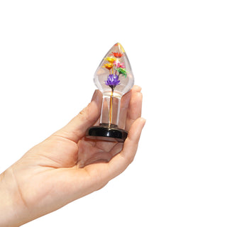 Rimba LOVISS Helichrysum Gartenblumen-Analplug Transparent