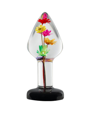 Rimba LOVISS Helichrysum Gartenblumen-Analplug Transparent