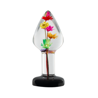 Rimba LOVISS Helichrysum Gartenblumen-Analplug Transparent