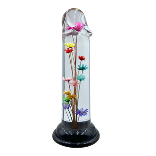Rimba LOVISS Helichrysum Garden Flower Dildo Smooth Transparent