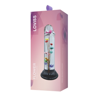 Rimba LOVISS Helichrysum Garden Flower Dildo Smooth Transparent
