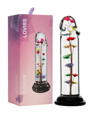 Rimba LOVISS Helichrysum Garden Flower Dildo Smooth Transparent