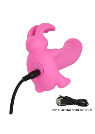 CalExotics Bunny Dreams Vibrator, Wasserfester Silikon-Stimulator