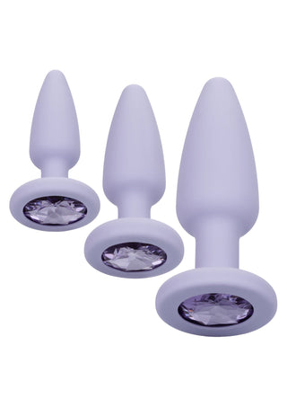 CalExotics First Time Crystal Booty Kit 3er-Set Analplugs