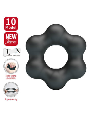 Crazy Bull Clauzell Silikon Cockring Modell 10 Schwarz