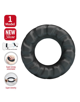 Crazy Bull Jeriko Cock Ring Modell 1 Super Soft Silikon Schwarz