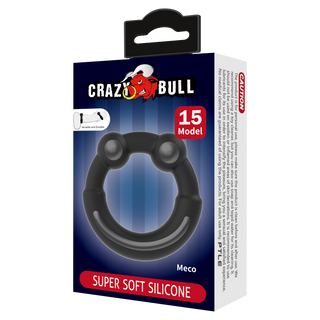 Crazy Bull Meco Cock Ring Modell 15 Schwarz