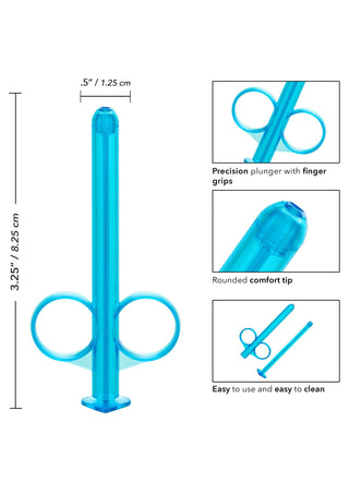 Calexotics Lube Tube 2Stk Präzisions-Gleitgel-Applikator Blau