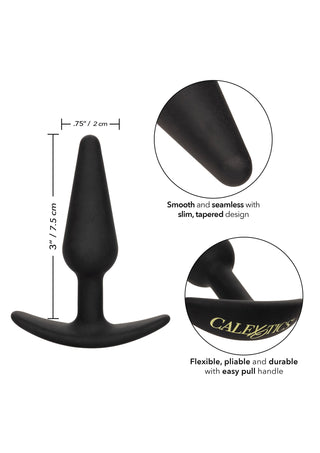 CalExotics Boundless Slim Analplug Silikon Schwarz